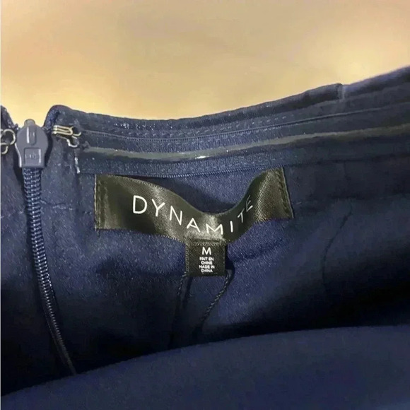 NWT- Dynamite - Knot Front Bustier  Dress - Picture 7 of 9